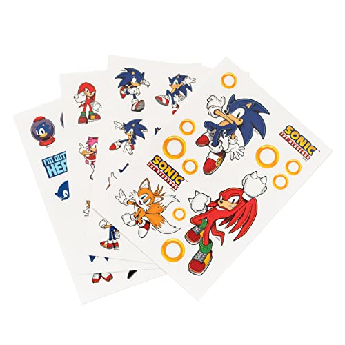 Autocolantes ERIK EDITORES Sonic (56 autocolantes) Grupo Erik - Adesivos e decalques de eletrônicos - Sonic, 56 autocolantes, resistentes à água, reutilizáveis