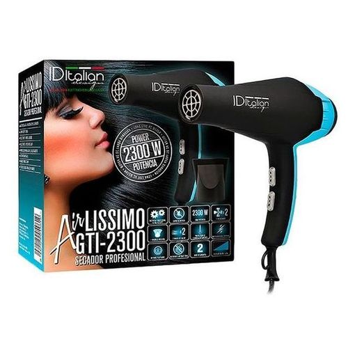 Secador de Cabelo ID ITALIAN Airlissimo GTI 2300 Rosa Dryer Id Italian - Secadores de cabelo - rosa, 2300 w, 2 velocidades, plug-in