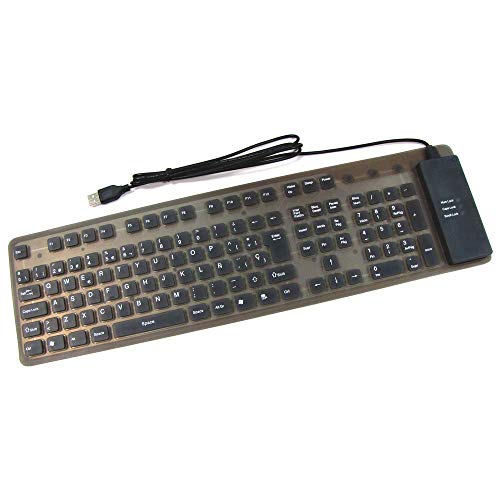 Teclado BE MATIK Flexível (Com Cabo - Layout Alemão) BEMATIK.COM - Teclados - flexível, cabo, layout alemão