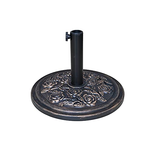 Base para Chapéu de Sol RAM Concrete Weight ROL - Móveis de exterior - base, chapéu de sol, ferro fundido, resistente, efeito florais, jardim