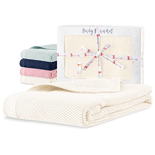 Cobertor SWEETY FOX (Algodão Orgânico - Branco - 80 x 100 cm) BMS International - Roupa de cama - algodão orgânico, branco, 80 x 100 cm, fibras naturais