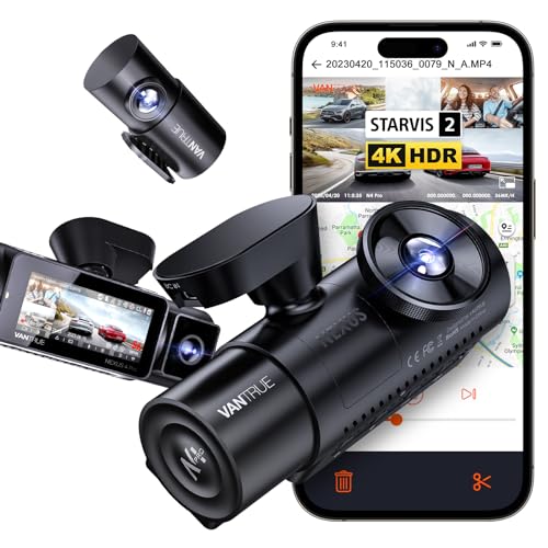 Dashcam Vantrue N4 Pro Full HD Preto (Câmara de Vídeo) VANTRUE - Câmeras de vigilância - full hd, cmos, filtro ir, distância mínima, abertura mínima