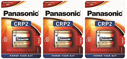 Pilha Recarregável PANASONIC CRP2-6V (6 V) Corp. Panasonic - Baterias - 6v, 1100mAh, ião-lítio, cilíndrico