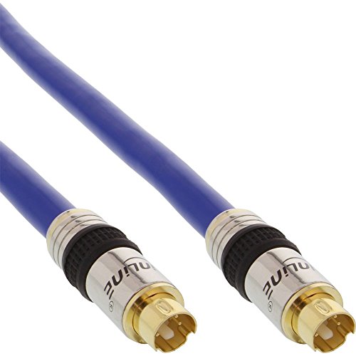 Cabo de Áudio INLINE (VHS - RCA e Jack 6.3 mm - 15 m) InLine - Cabos de áudio e vídeo - 1,5 m, s-video, masculino, dourado