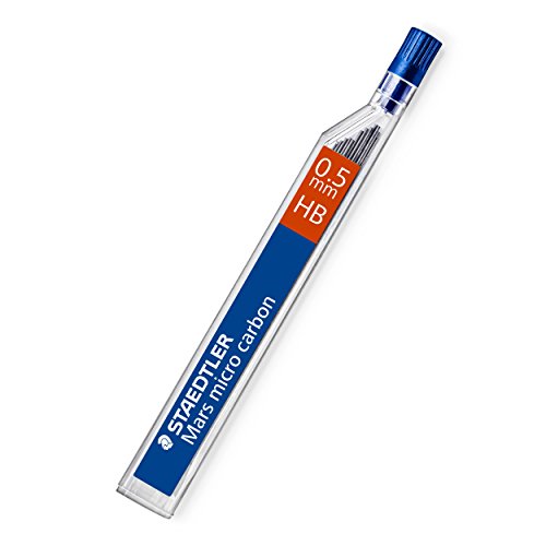 Pack de 12 Esferográficas STAEDTLER Mars Micro Carbon HB 0,5 mm Staedtler - Tinta e recargas de caneta - 12 esferográficas, 0,5 mm, microcarbono, fibra de carbono