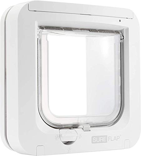 Porta para Cães SUREFLAP (Branco - 50 x 7 cm) Aucune - Portas para animais de estimação - microchip, gatos, fácil uso, pilhas aa
