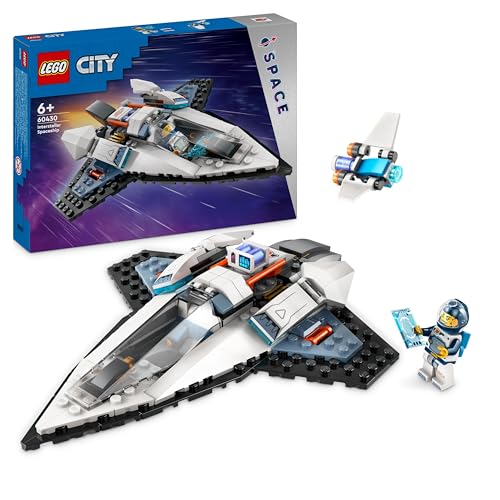 LEGO City: Nave Espacial Interestelar (Idade Mínima Recomendada: 6 anos) LEGO - Brinquedos - nave espacial, 6 anos, dron robótico, viagem interestelar