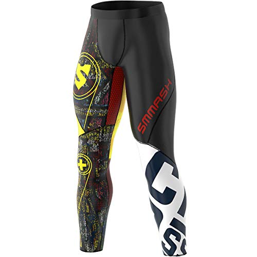 Calções para Homem SMMASH X-Wear Grafitti Cinza para Fitness (M) SMMASH X-WEAR - Calças - fitness, cinza, homem
