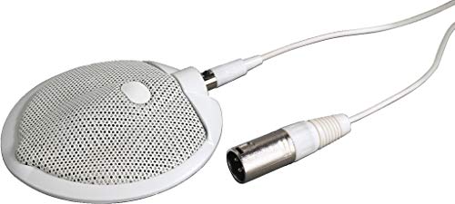 Microfone Logitech ECM 302B WS (Microfone) MONACOR - Microfones - 6m, preto e branco, phantom power