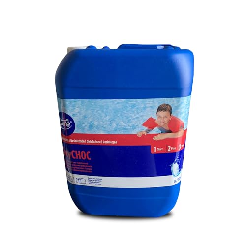Oxigénio Ativo Líquido GRE OXYCHOC 76098 Gre - Limpeza de piscinas e produtos químicos - oxigénio ativo, piscina privada, tratamento, falta de transparencia