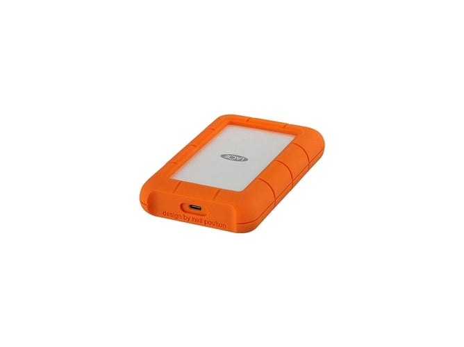 Disco HDD externo LACIE Rugged USB (Laranja - 2 TB - USB 3.1) Lacie - Discos rígidos - 2 TB, USB 3.1, type-c, 2000 GB