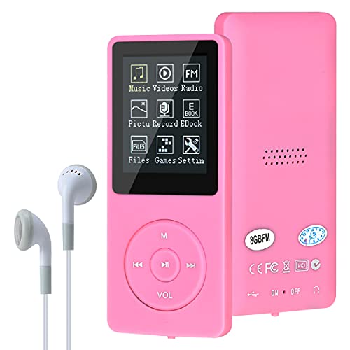 Leitor MP4/MP3 XIAOMI Lychee Rosa (8 GB - Autonomia: Até 12 horas) Lychee - Áudio - 8 gb, MP4/MP3, autonomia 12 horas, portátil, rosa