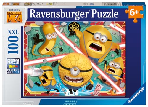 Puzzle RAVENSBURGER Gru Mi Villano Favorito (Idade Mínima: 4 Anos - 100 Peças) Ravensburger - Quebra-cabeças de encaixar - cartão, 100 peças, idade mínima 4 anos