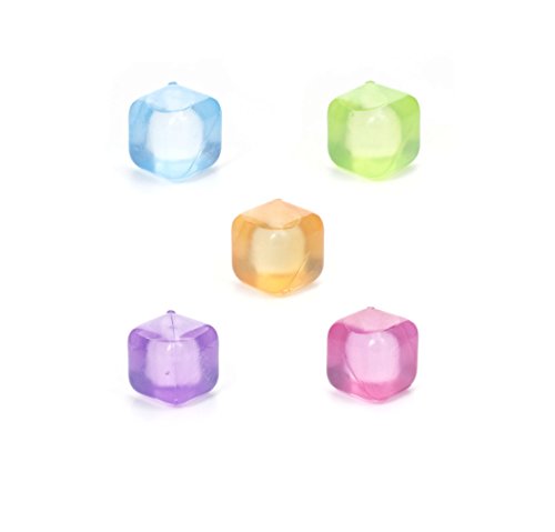 Cubos de Gelos Reutilizáveis KIKKERLAND (Idade Mínima Recomendada: 3 anos) Kikkerland - Cubos e varetas para refrigeração de bebidas - reutilizáveis, seguros, coloridos, 30 peças