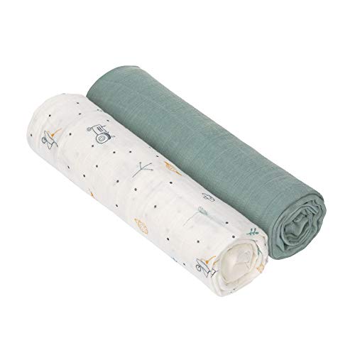 Manta para Bebé Lässig Swaddle XL Garden Explorer Lässig - Roupa de cama e cama - manta, bebé, lässig, swaddle xl, garden explorer, algodão