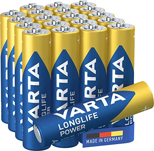 Pilhas VARTA Longlife Power AAA Micro LR03 (20 unidades) Varta - Baterias de uso geral - litio, long life, 20 unidades