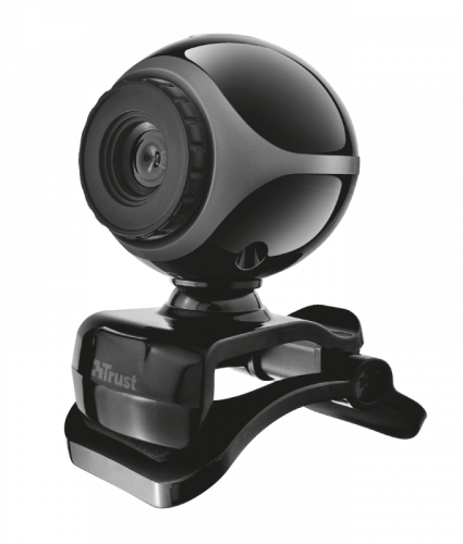 Trust Exis Webcam 1Mp Hd 1280 X 720 Pixels USB 2.0 Preto Trust - Webcams - 1Mp, 1280x720, usb 2.0, preto