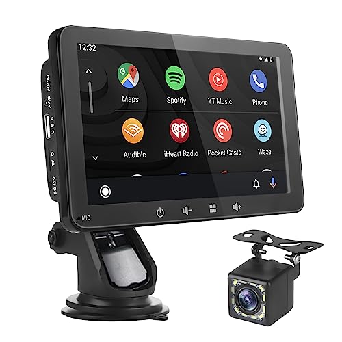 Ecrã Auto 7'' com Câmara e Bluetooth para Carro Huuimy - Acessórios interiores de veículos a motor - 7 polegadas, câmera, bluetooth, carro