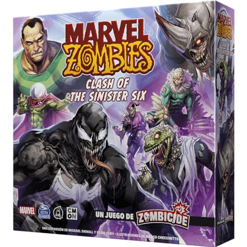 Jogo de Tabuleiro CMON Marvel Zombies: Clash of the Sinister Six (Idade Mínima Recomendada: 12 anos) Juegos - Jogos - jogo de tabuleiro, cmon, marvel zombies, clash of the sinister six, idade mínima recomendada, número de jogadores