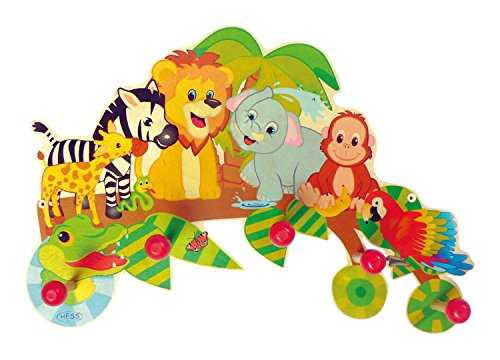 Guarda-Roupa de Madeira com Bola HESS TOYS Hess - Cabides para casacos e chapéus - guarda-roupa, madeira, bola