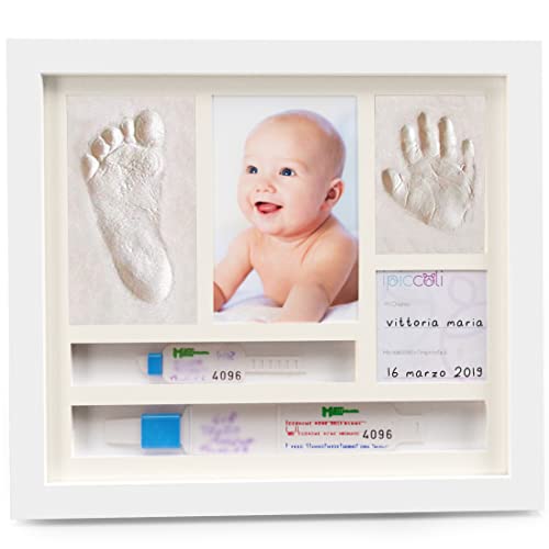 Kit de Moldagem para Fingerprint Ipciplici iPiccoli - Porta-retratos - moldagem, impressão digital, bebé, argila, caixa armazenamento