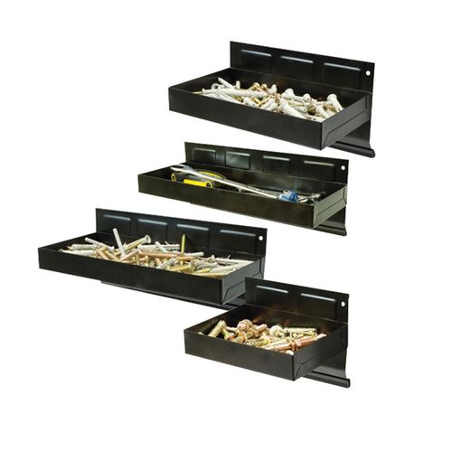 Conjunto de Prateleiras MAGNETIC 868873 (Branco) Silverline Tools - Armazenamento e organização de ferramentas - prateleiras, magnetic, bandejas, antiderrapante
