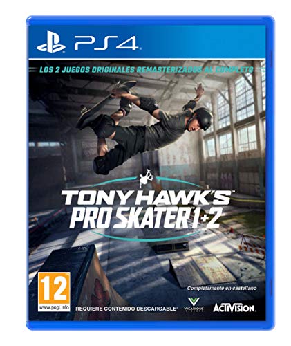 Jogo PS4 Tony Hawk's Pro Skater 1 + 2 (M12) ACTIVISION - Software de jogos de vídeo - ps4, jogo base, tony hawk