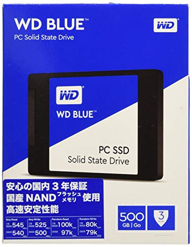 Disco SSD Interno WESTERN DIGITAL WD Blue (500 GB - SATA III - 545 MB/s) Western Digital - Dispositivos de armazenamento - 500 gb, sata iii, 545 MB/s