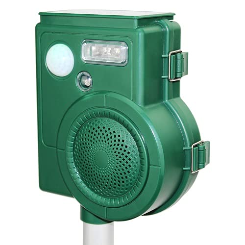 Repelente Solar de Animais Selvagens com 3 Sons GLB Green Level Berlin - Repelentes - repelente solar, animais selvagens, três sons, compacto