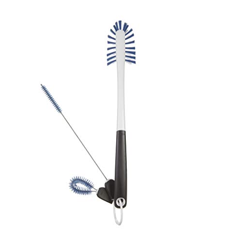 Escova para garrafa OXO Good Grips (Recondicionado Como Novo) Oxo - Garrafas de engarrafamento - recarga, branco, nylon