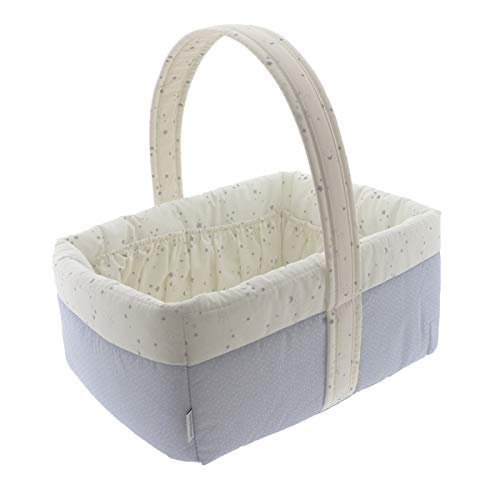 Caixa de Arrumação CAMBRASS Sky Blue (Azul - 22.5 x 29 x 29 cm) Cambrass - Armazenamento industrial - polipropileno, 4 bolsos, alça, lavável