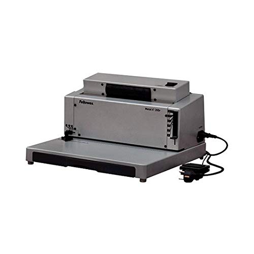 Fellowes E-200R encadernação elétrica Preto, Prateado A4 Fellowes - Máquinas de encadernação - encadernação elétrica, a4, caixa