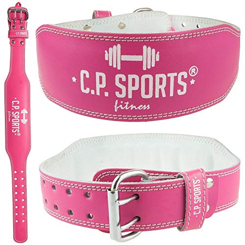 Faixa para Mulheres CP SPORTS Rosa (Pele - 110 cm) C.P. Sports - Cintos de levantamento de peso - rosa, pele, 110 cm