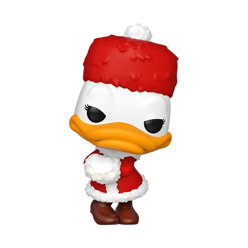 Figura FUNKO Pop! Disney: Holiday 2021- Daisy Duck Funko - Bonecos de ação e brinquedo - vinil, 9 cm, navideña, Daisy Duck