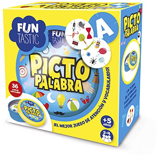 Jogo de Tabuleiro IMAGINATIVE Imaginative Fun Tastic Round Card Game Picto Word (Idade Mínima: 4) IMAGILAND - Jogos - criação, histórias, imagens, pictogramas