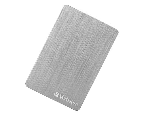 Disco HDD externo VERBATIM Store'n'Go ALU slim 1TB Verbatim - Discos rígidos - HDD, externo, 1tb