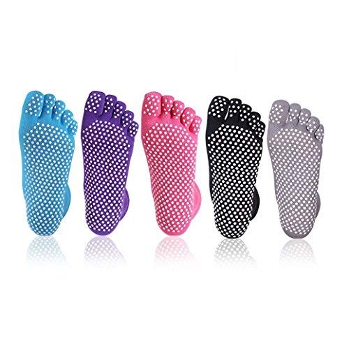 Meias Xlkj 5 Pares Antiderrapantes Mulher XLKJ - Meias Comuns - antiderrapantes, mulher