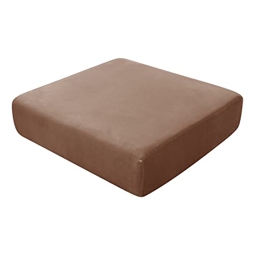 Almofada Grande de Sofá com Tecido Elástico Castanho Escuro BXFUL - Conjuntos de móveis - almofada, grande, sofá, tecido elástico, castanho escuro