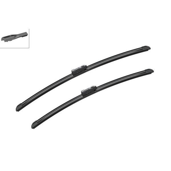 Conjunto de 2 Escovas Limpa Para-Brisas BOSCH A108S Bosch - Peças e acessórios para janelas de veículos automotores - limpa para-brisa, preto, verde, plástico, resistente à água