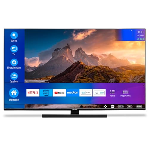 TV MEDION X14323 (QLED - 43'' - 109 cm - 4K Ultra HD) MEDION - Áudio - qled, 43 polegadas, 4k ultra hd