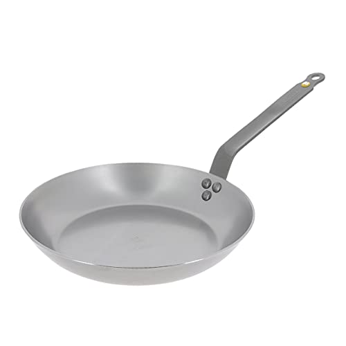 Frigideira de Alumínio e Aço Inoxidável de Buyer 5610.24 - 24 cm - Cinza DE BUYER - Frigideiras e panelas de fritar - alumínio, aço inoxidável, 2,4 cm, cinza