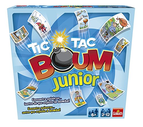Jogo de tabuleiro GOLIATH Tic Tac Boum Junior (6 anos) Goliath - Jogos - 80 temas, 6 anos, cartas, explosivos