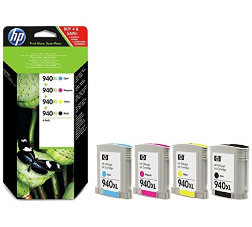 Tinteiro HP 940XL Original Preto, Ciano, Amarelo HP - Cartuchos de toner e jato de tinta - preto, ciano, amarelo, officejet pro 8000