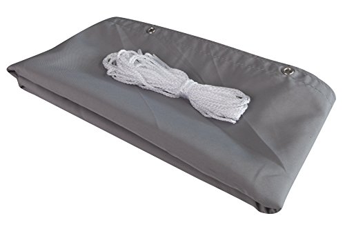 Ecrã de privacidade WINDHAGER Malta Cinzento Windhager - Acessórios para cercas e portões - poliéster, 0,9 x 5 m, 98% ocultamento, resistente UV