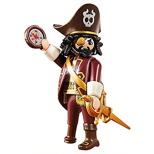 Playmobil 4798 Super4 Barba de Reino (Jogos de Construção) PLAYMOBIL - Brinquedos - Sharkbeard, espada, bússola, telescópio
