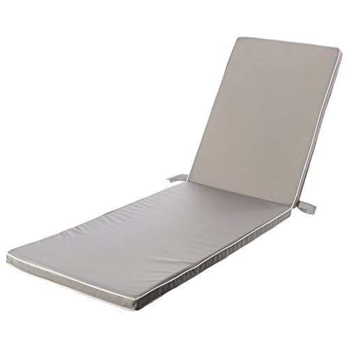 Almofada Decorativa LOLAHOME Impermeável (Cinzento - 55x190 cm - Poliéster) LOLA HOME - Almofadas para cadeiras e sofás - impermeável, 55x190 cm, poliéster, cinzento