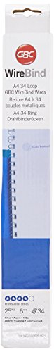 Argolas de Encadernação GBC 4400695 (A4) GBC - Pentes e espiras de encadernação - a4, 55 mm, 50 mm, prateado