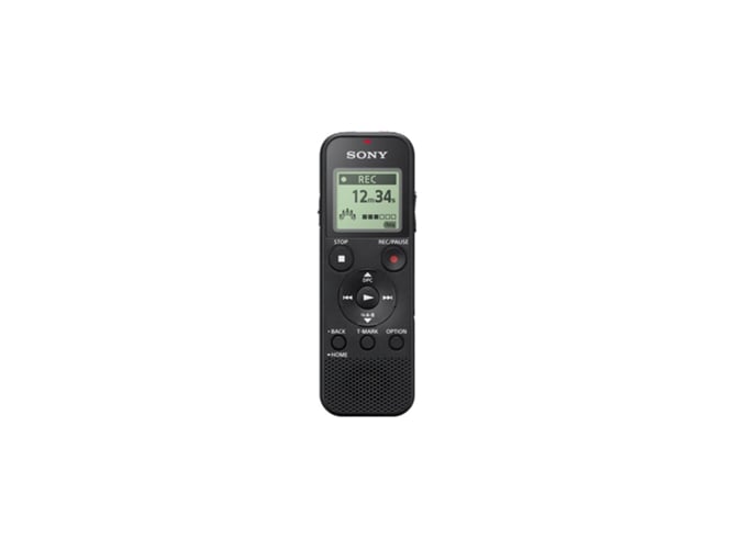 Gravador de voz SONY ICD- PX370 (Preto - Digital - 1 GB) Sony - Gravadores de voz - 1 GB, mp3, FM não, comprimento de áudio, frequência extensível