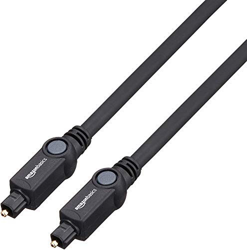 Cabo de Áudio DIGITUS (Toslink - 1 m - Preto) AmazonBasics - Cabos de áudio e vídeo - 1m, toslink, preto, fibra óptica