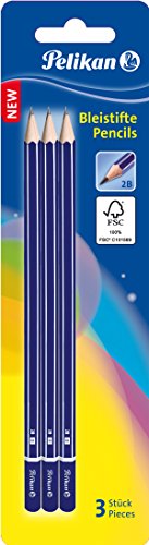 Lápis de Carvão PELIKAN GP2B/3/B (Multicor) Pelikan - Lápis - ponta suave, firma, traço médio, 15 mm